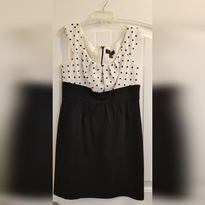 Perceptions back and white dress